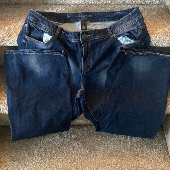 Lane Bryant Genius Fit Flare Jeans - Picture 3 of 3